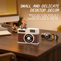 Hub USB Rétro Style Appareil Photo 4 Ports (2 USB-C, 2 USB-A) – Station d'Accueil de Bureau Vintage pour Téléphone, Ordinateur Portable, Tablette, Souris, Clavier