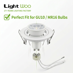 <span class=keywords><strong>Spot</strong></span> encastré LED circulaire moderne avec cadre pour plafond, compatible MR16 <span class=keywords><strong>GU10</strong></span>, catégorie de produit : spots - Product Image 3