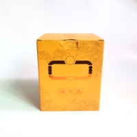 Emballage cadeau pour tasse à café, unique, robuste, personnalisé, pliable, en carton ondulé, luxueux, recyclable, auto-érectile, gaufré
