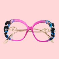 Lunettes de lecture unisexe anti-lumière bleue à monture intégrale, style papillon géométrique, personnalisées pour visage en diamant, tendance influenceur
