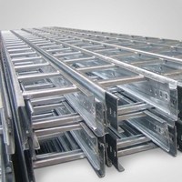 Plateau porte-câbles en acier galvanisé à chaud (HDG) robuste et résistant à la corrosion pour projets de transmission d'énergie en extérieur