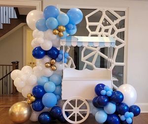 Stand d'exposition de fleurs pliable en bois roues fêtes décoration fête d'anniversaire mobile dessert gâteau blanc acrylique chariot à bonbons - Product Image 1