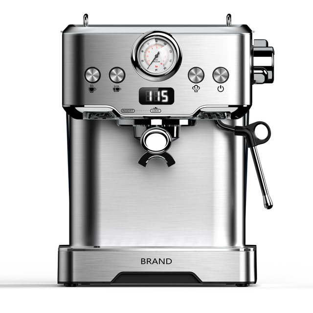 58MM HOT SALES Semi-Automatic Espresso Maker Machine with 20 Bars Pump Electric Barista Coffee Machines for Household and RV Use