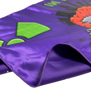 <span class=keywords><strong>Bandana</strong></span> en polyester à impression personnalisée, foulard carré tendance quatre saisons, écharpe décorative en soie - Product Image 5