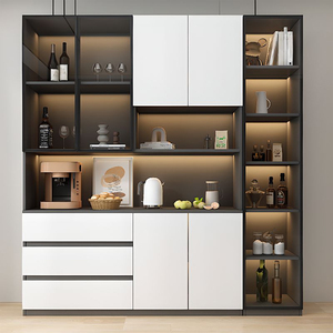 <span class=keywords><strong>Buffet</strong></span> latéral moderne de luxe autoportant, <span class=keywords><strong>buffet</strong></span> modulaire, cuisine, <span class=keywords><strong>blanc</strong></span>, grand placard de rangement pour aliments, armoire de rangement - Product Image 2