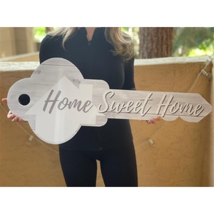 Letrero de Madera Personalizado con <span class=keywords><strong>la</strong></span> Frase 'Home Sweet Home' para Vendedores de Inmobiliarias y Nuevos Propietarios - Product Image 2