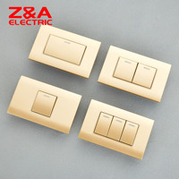 AK Series 118 Type USA Italie Pérou Standard Multi Switch USB et Socketes Électrique Home Light Wall Switch
