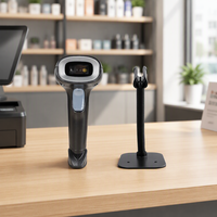 Lecteur de codes-barres 2D portable avec connexion USB, scanner de codes-barres, pistolet scanner