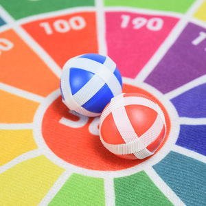 Set di freccette da interno con <span class=keywords><strong>10</strong></span> palline appiccicose e giocattoli da lancio per freccette in tessuto con gancio per bambini - Product Image 4