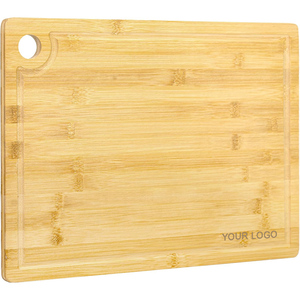 Tabla de Cortar de Bambú Simple para Cocina, Estándar de <span class=keywords><strong>Supermercado</strong></span>, Fabricante OEM ODM, para Suministros de Hoteles y Restaurantes - Product Image 1