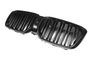 Calandre avant double lamelles en plastique ABS noir brillant, compatible avec BMW iX3 G08i 2020-2023, remplacement pour calandre <span class=keywords><strong>de</strong></span> voiture. - Product Image 5