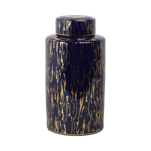 Vaso Decorativo in Ceramica a Forma di Cilindro per Centrotavola del Soggiorno, Elemento d'Arredo Moderno per l'Ingresso di Casa - Product Image 4