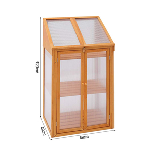 <span class=keywords><strong>Mini</strong></span> serre portable en bois, meubles d'extérieur, maison de <span class=keywords><strong>jardin</strong></span>, plantes d'<span class=keywords><strong>intérieur</strong></span>, avec étagères, <span class=keywords><strong>jardin</strong></span> - Product Image 6