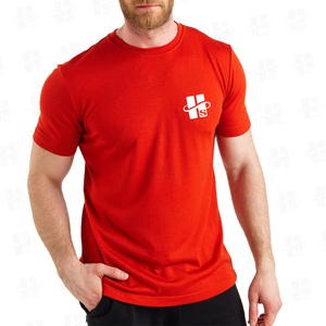 Camiseta Deportiva Personalizada al por Mayor de Alta Calidad para Hombre, con Estampado en Serigrafía, Absorbente de Humedad, de Secado Rápido, de Algodón y Poliéster - Product Image 2