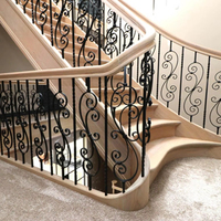 Système de balustrade de balcon et d'escalier en aluminium de luxe haut de gamme avec design de main courante moderne