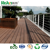 Planches de terrasse en composite bois-plastique de 100 mm de largeur et 25 mm d'épaisseur avec trous carrés, offre en stock, vente en gros