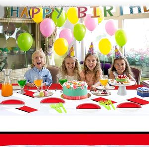 Juego de Vajilla de Papel DAMAI, Platos, Servilletas, Mantel, Rojo, Blanco, Negro, Artículos para Fiestas de 3er Cumpleaños, Tema de Videojuegos - Product Image 5