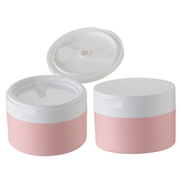 ODM vide PP pot en plastique crème pots de luxe nouveau style cosmétique conteneur pots en plastique avec couvercles et cuillère