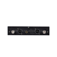 Système de micro sans fil double portatif LG-780DSP 2 canaux avec rétroaction et écho, UHF 600-690 MHz, véritable diversité, pour scène, église, conférence