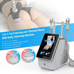 Nuovissima <span class=keywords><strong>Macchina</strong></span> per Dimagrimento Corpo 2024 con Martello Freddo/Caldo, Cryo T Skin Shock 4.0, Tonificazione Cutanea EMS, <span class=keywords><strong>Crioterapia</strong></span> Termica - Product Image 1