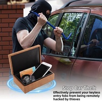 Caja Faraday Anti-Robo y Anti-Radiación para Llaves de Auto y Teléfono, Organizador Impermeable, Portátil, de Lujo, Ecológico, con Nuevo Diseño Moderno