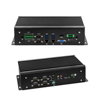 Mini PC Industrial sin Ventilador, Procesador Intel Core de 10.ª Generación, Carcasa de Mini PC, Computadora de Bajo Consumo, GPIO, LAN Dual, 6 COM