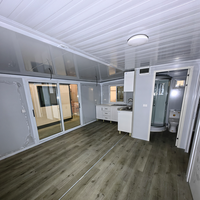 Bureau conteneur modulaire à faible coût, maison en verre extensible de 40 pieds, hôtel et atelier modernes, année 2026