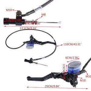 Kit d'embrayage hydraulique pour <span class=keywords><strong>moto</strong></span>, maître-<span class=keywords><strong>cylindre</strong></span> de frein pour Yamaha Kawasaki <span class=keywords><strong>Suzuki</strong></span>, véhicules tout-terrain, fabriqué en Chine, modèle 1-2 - Product Image 5