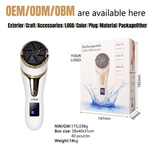 Waterproof Rechargeable Pedicure Tool Electric Callus Remover Professional Foot <b>File</b> Dead Skin Remover - Product Image 6