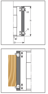 La tête de planeur HS à insertion radiale pour la finition avec des inserts réglables peut être utilisée sur quatre modules latéraux - Product Image 3
