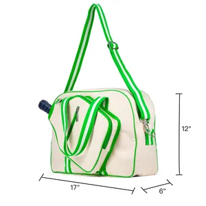 Orbia Customized Logo Sports Canvas Duffel Travel Bag Pickleball Carry Bag Padel Racket Bag