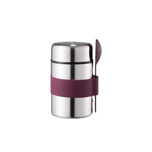 304 Stainless Steel Double Layer Vacuum Food Jar 1-3L <b>Insulated</b> <b>Lunch</b> <b>Box</b> With Spoon For Meal Prep - Product Image 3