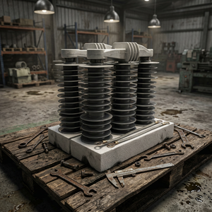Scaricatore di sovratensione per esterni da 11kV a 36kV per protezione contro i fulmini in applicazioni di distribuzione <span class=keywords><strong>e</strong></span> sottostazione elettrica - Product Image 1