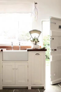 Armadio da cucina Design moderno Vermont <span class=keywords><strong>bianco</strong></span> <span class=keywords><strong>laccato</strong></span> armadietto <span class=keywords><strong>MDF</strong></span> impiallacciatura di legno pannello porta con mobili ad isola - Product Image 3