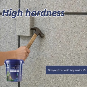 Peinture murale en <span class=keywords><strong>pierre</strong></span> de granit liquide-Peinture décorative imperméable à l'eau pour l'intérieur et l'extérieur. - Product Image 2