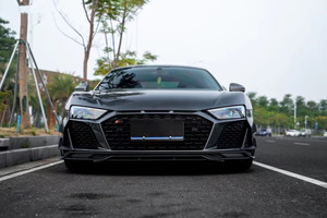 ชุดแต่งคาร์บอนไฟเบอร์สำหรับ Audi R8 รุ่นใหม่ พร้อมลิ้นกันชนหน้า สปอยเลอร์ ฝากระโปรง และช่องดักอากาศด้านข้าง แบบสั่งทำพิเศษสำหรับ R8 - Product Image 2