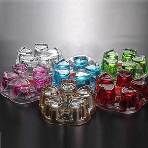 Lọ Nến Thủy Tinh Lớn Bán Sỉ Nến Sang Trọng Giá Đỡ Nến Thủy Tinh Hình Trái Tim Chịu Nhiệt Cho Ấm Trà - Product Image 6