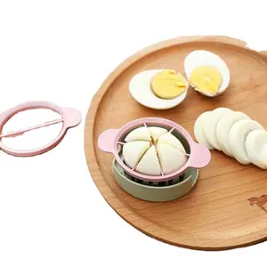 Nieuwe Aankomst Tarwestro Ei Snijmachines Keuken Gadgets Kookgereedschap Cutter Gereedschap Verdelers Geconserveerde Ei Splitter Gesneden Eieren