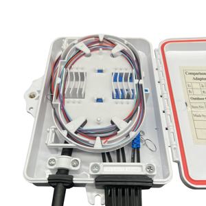 Perlindungan ip65 <span class=keywords><strong>2</strong></span>/4/6 Inti PC + bahan ABS dinding/tiang dipasang ODB/FDB/ODP/CTO FTTH kotak distribusi serat optik - Product Image 2