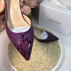 รองเท้าส้นสูงแบบปลายแหลมสำหรับผู้หญิง ดีไซน์เซ็กซี่ ขนาด 8/10/12 ซม. รองเท้าสั่งทำพิเศษ ไซส์ใหญ่ 34-45 - Product Image 5