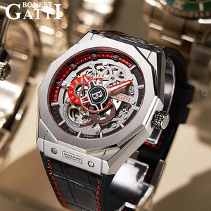 Montre automatique mécanique pour homme de la série King BG7601-B, montre de luxe allemande, boîtier en saphir, coffret cadeau - Product Image 3
