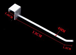 Phổ biến nhất cửa hàng bán lẻ kim loại thép <span class=keywords><strong>slatwall</strong></span> Bảng điều chỉnh an ninh treo hiển thị Pegboard móc - Product Image 6