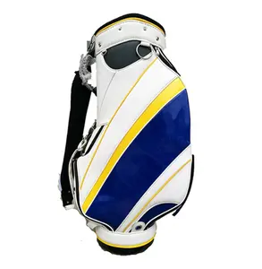 High Quality Customized Waterproof Leather Golf Cart Bag Manufacturer