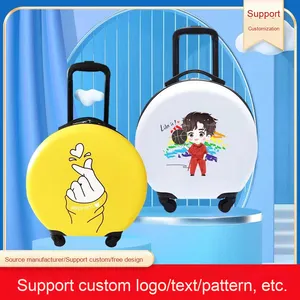 Trolley étanche pour enfants avec roues Princesse Logo Rideable Elementary School Student Bagages Cartoon Style <span class=keywords><strong>Valise</strong></span> - Product Image 2