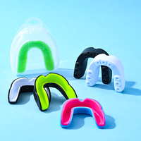 Protector Bucal de Doble Capa de EVA, Resistente, con Absorción de Impactos, Certificado de Seguridad, para Jóvenes y Adultos, para Fútbol, Hockey, Baloncesto, Boxeo