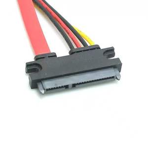 สายต่อขยาย SATA 7+15 แบบตัวผู้เป็นตัวเมีย 22P ขั้วต่อรวมข้อมูลและพลังงานฮาร์ดไดรฟ์สำหรับคอมพิวเตอร์ - Product Image 3