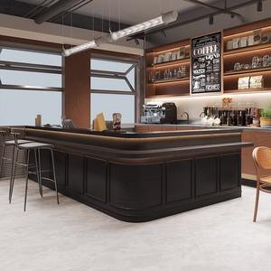 Comptoir de bar à café LED de style chinois M2, design de bar de restaurant, design de magasin de sushis, design de magasin de desserts, comptoir de boulangerie - Product Image 1
