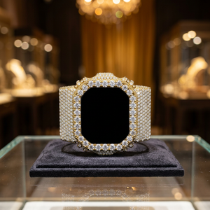 Couvre-lunette de montre de luxe, accessoires de montre personnalisés avec diamants, fabricant en gros - Product Image 4