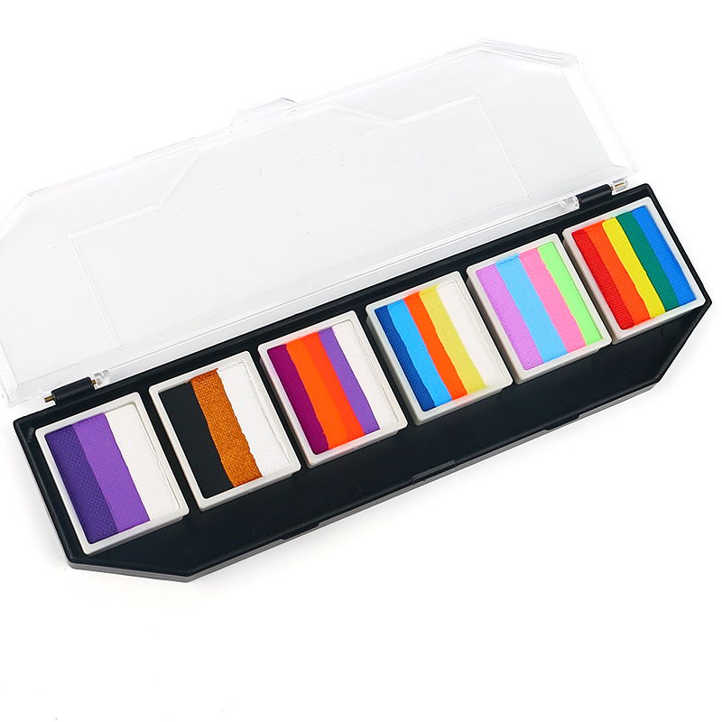 couleur du gâteau fendu