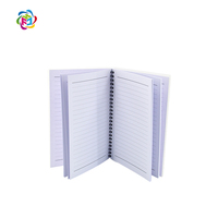 Carnet de notes A5 blanc à Sublimation, mm, avec couverture en plastique, 60 Pages à l'intérieur